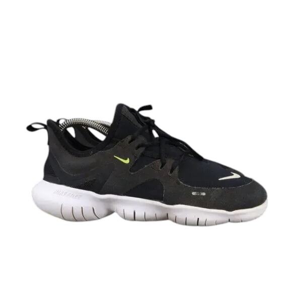 Nike Shoes Kids 5.5Y Sneakers Free RN 5.0 Athletic Trainers Active Running Black - Picture 1 of 14